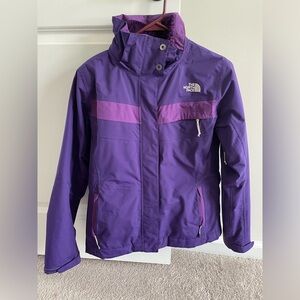 The North Face Purple Winter/Ski Jacket Small